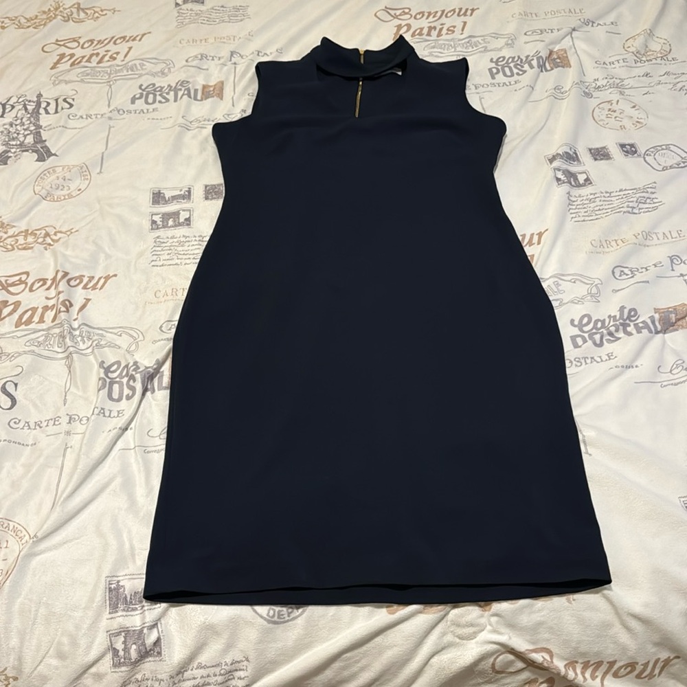 Calvin Klein navy blue dress, size 8